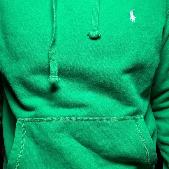 Polo by Ralph Lauren Medium men's Bright Green Hoodie - Picture 7 of 12